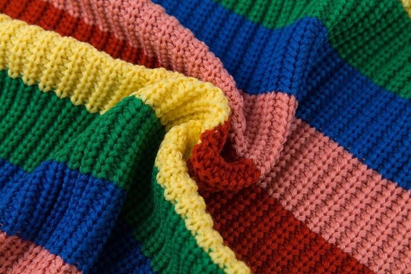 Colorful Striped Sweater - Image 4